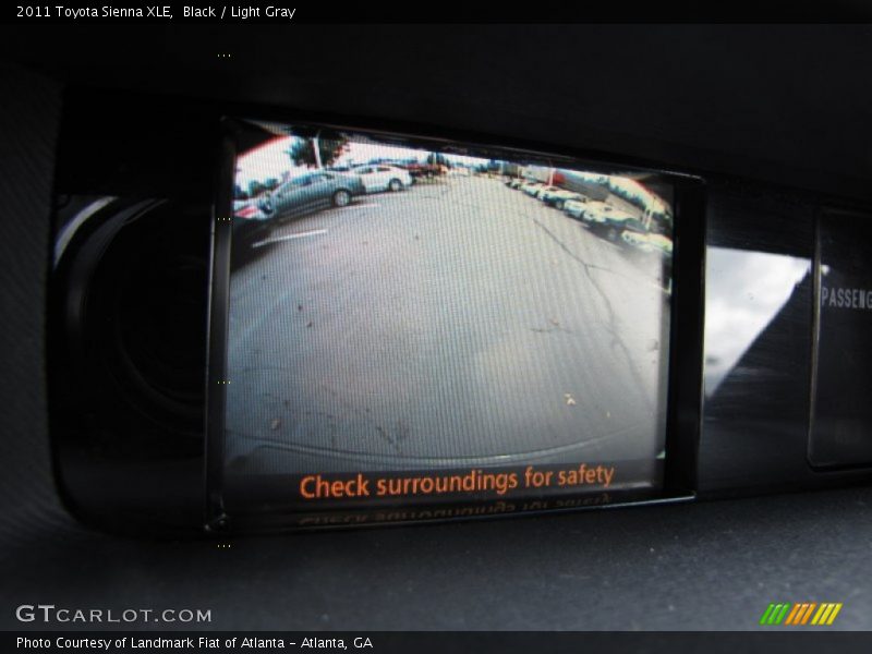 Black / Light Gray 2011 Toyota Sienna XLE