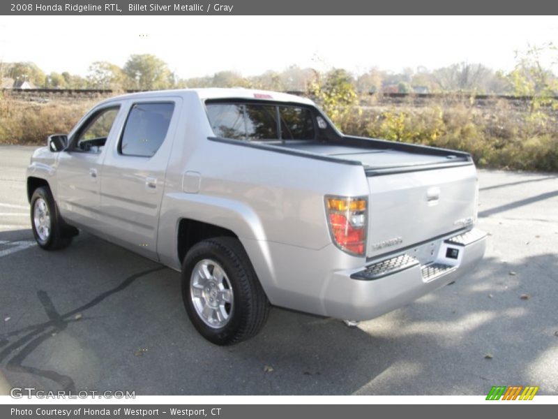 Billet Silver Metallic / Gray 2008 Honda Ridgeline RTL