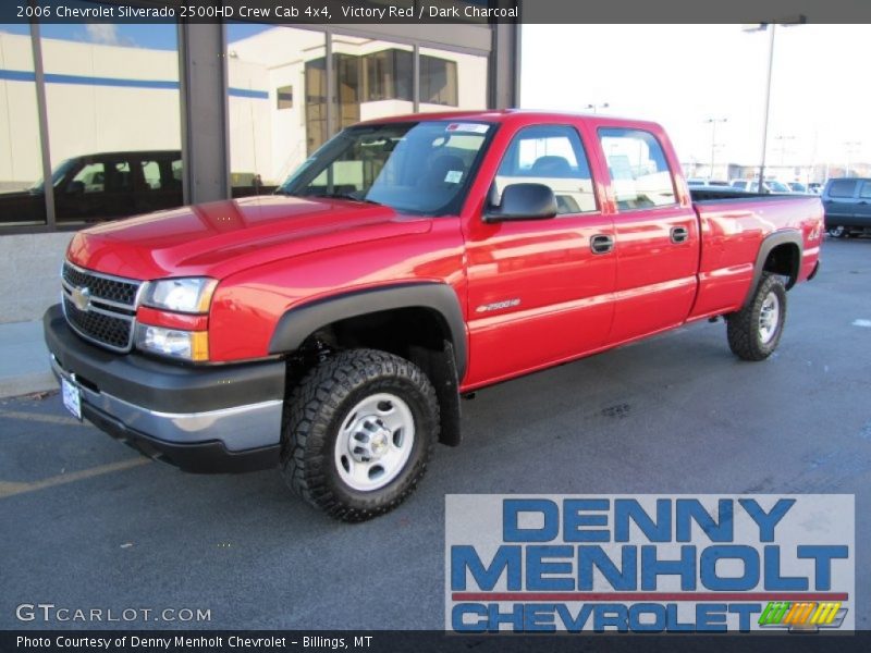 Victory Red / Dark Charcoal 2006 Chevrolet Silverado 2500HD Crew Cab 4x4