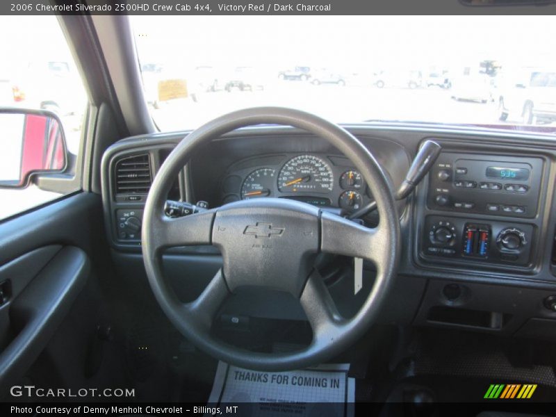 Victory Red / Dark Charcoal 2006 Chevrolet Silverado 2500HD Crew Cab 4x4