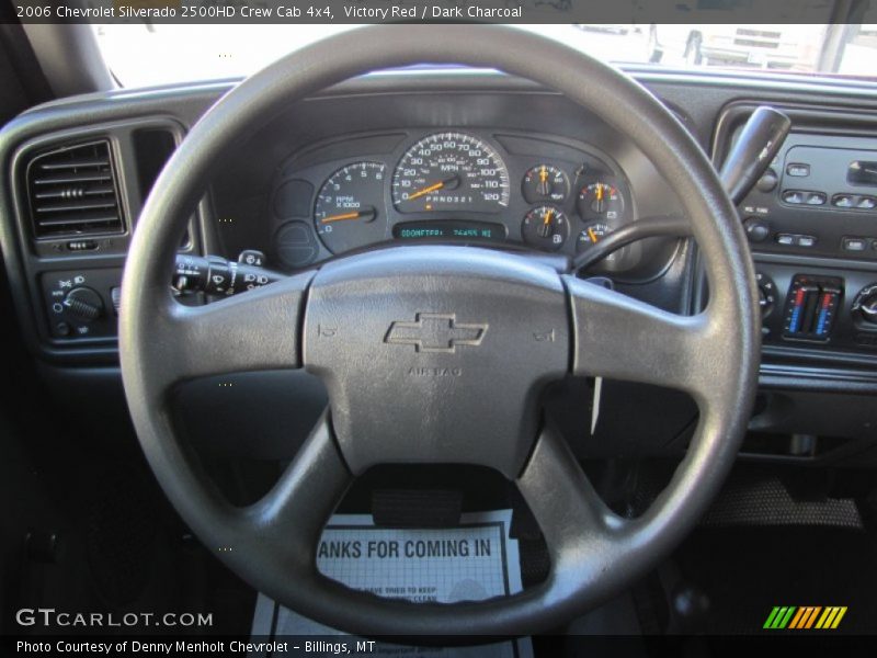  2006 Silverado 2500HD Crew Cab 4x4 Steering Wheel