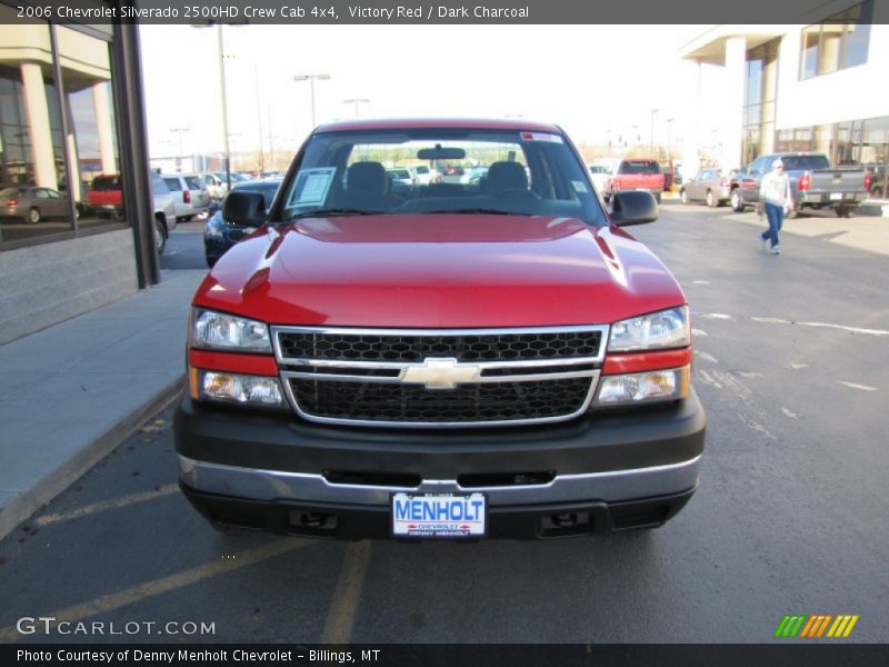 Victory Red / Dark Charcoal 2006 Chevrolet Silverado 2500HD Crew Cab 4x4