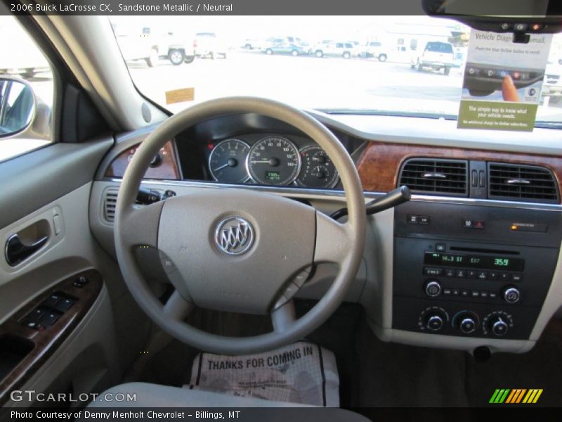 Sandstone Metallic / Neutral 2006 Buick LaCrosse CX