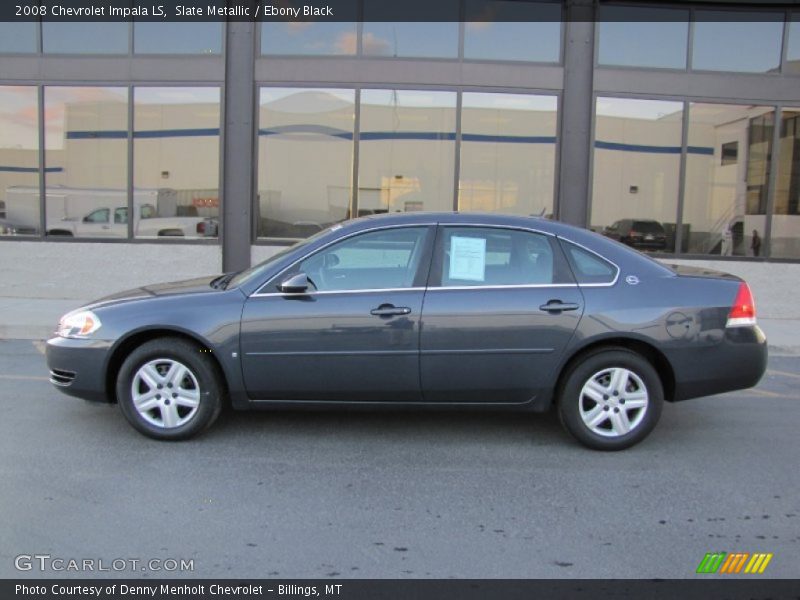 Slate Metallic / Ebony Black 2008 Chevrolet Impala LS