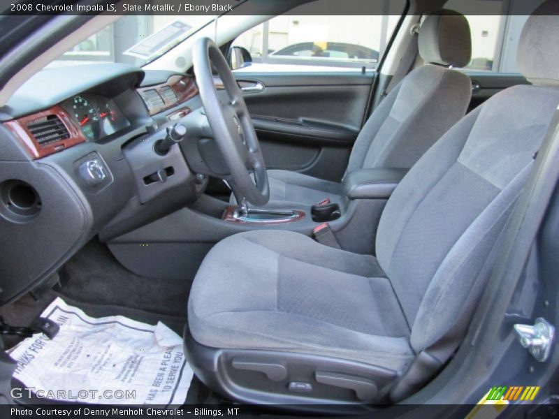 Slate Metallic / Ebony Black 2008 Chevrolet Impala LS