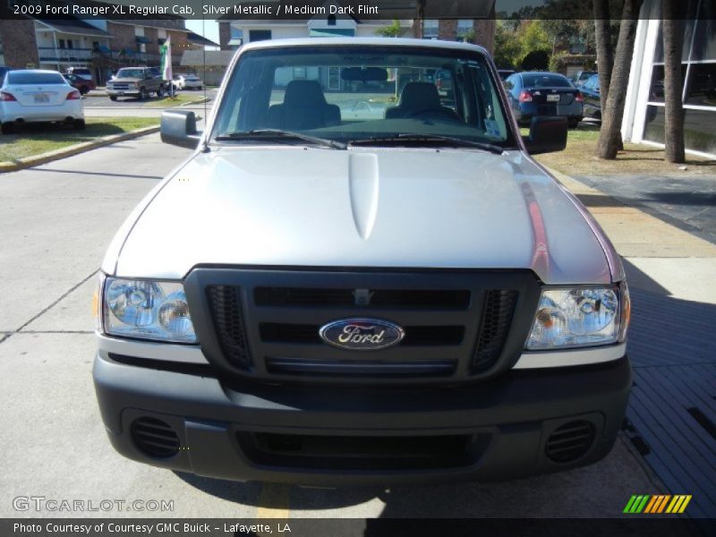 Silver Metallic / Medium Dark Flint 2009 Ford Ranger XL Regular Cab