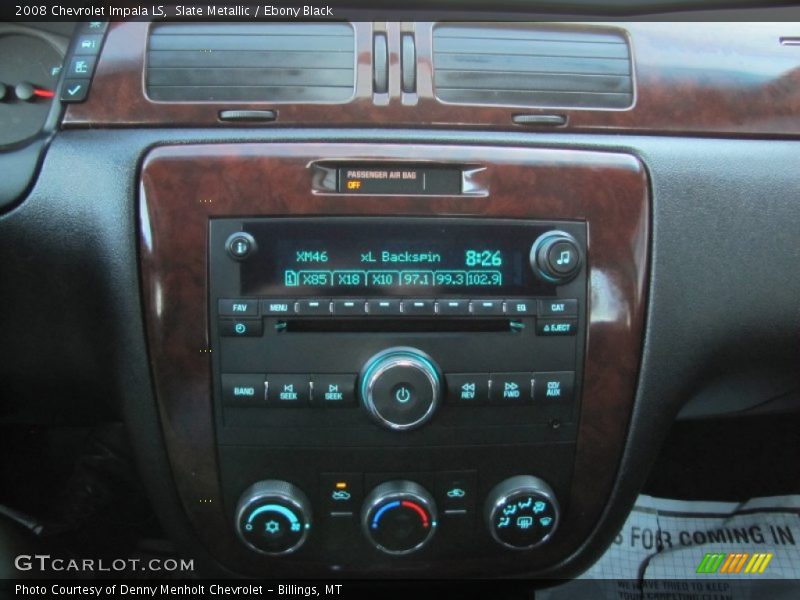 Slate Metallic / Ebony Black 2008 Chevrolet Impala LS