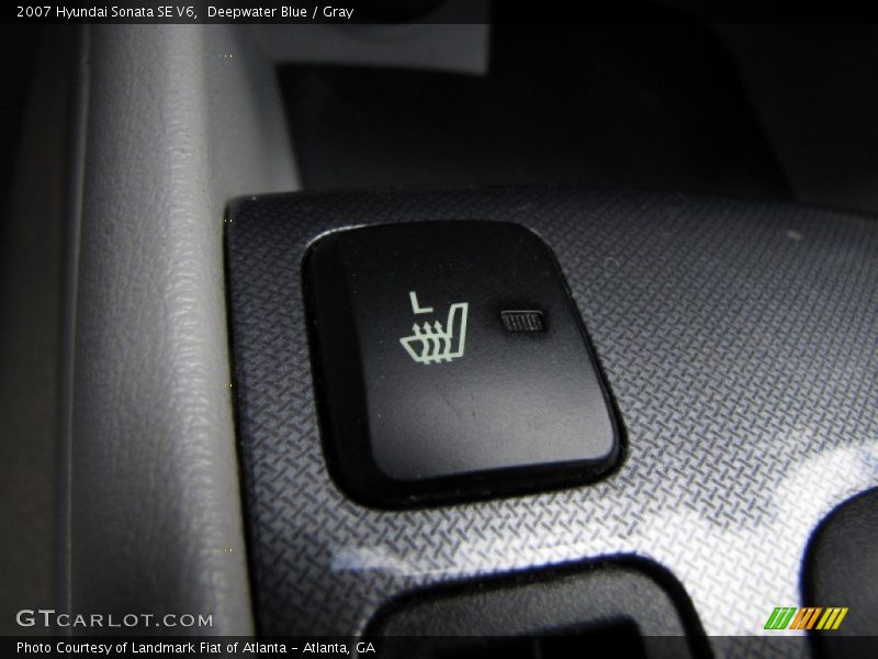 Deepwater Blue / Gray 2007 Hyundai Sonata SE V6