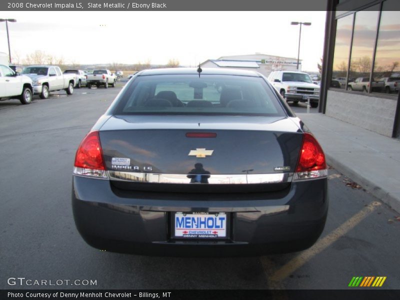 Slate Metallic / Ebony Black 2008 Chevrolet Impala LS