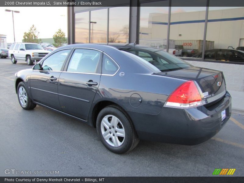 Slate Metallic / Ebony Black 2008 Chevrolet Impala LS
