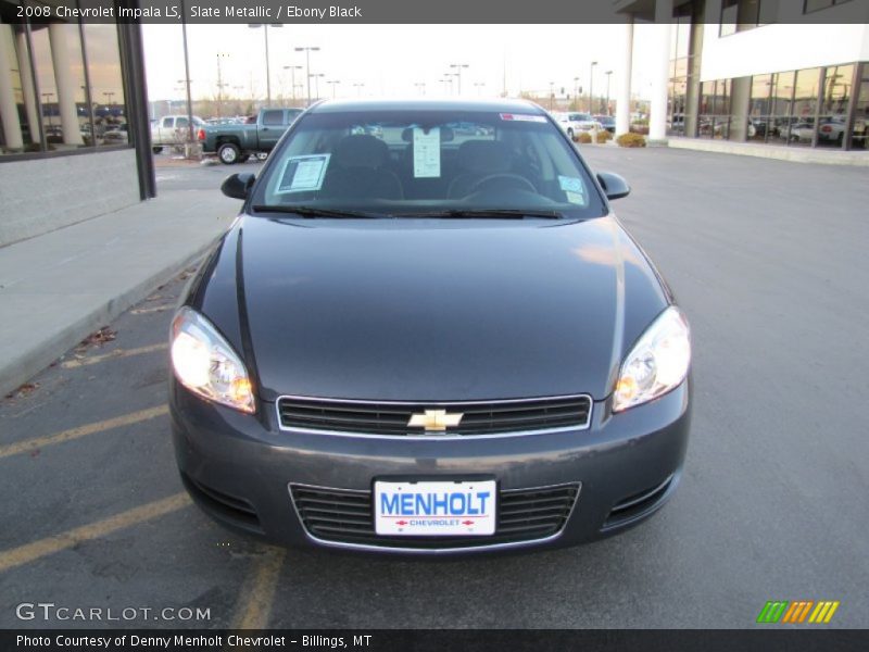 Slate Metallic / Ebony Black 2008 Chevrolet Impala LS