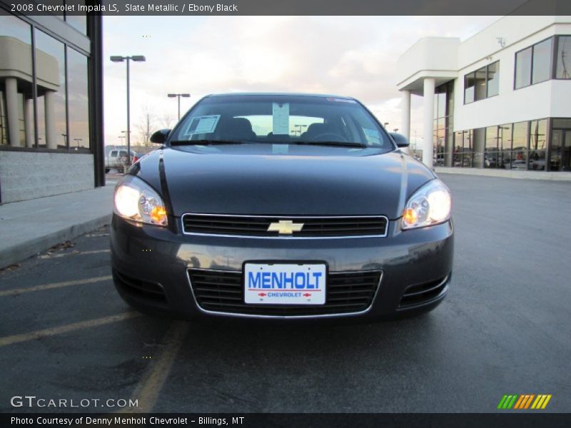 Slate Metallic / Ebony Black 2008 Chevrolet Impala LS