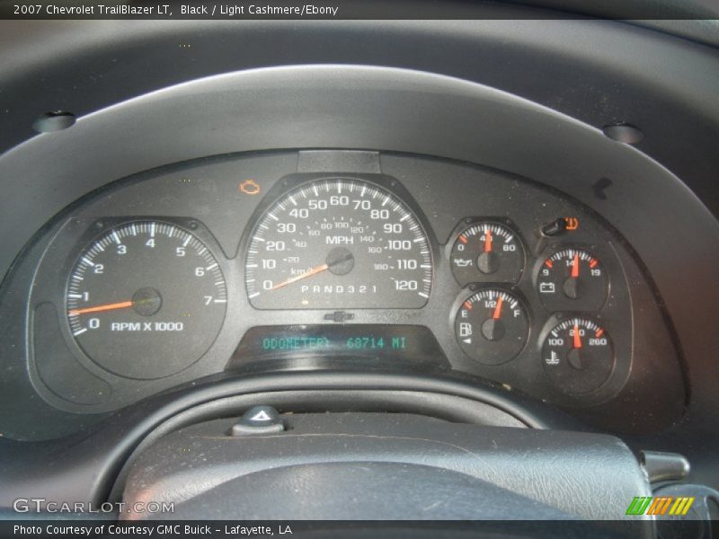 Black / Light Cashmere/Ebony 2007 Chevrolet TrailBlazer LT