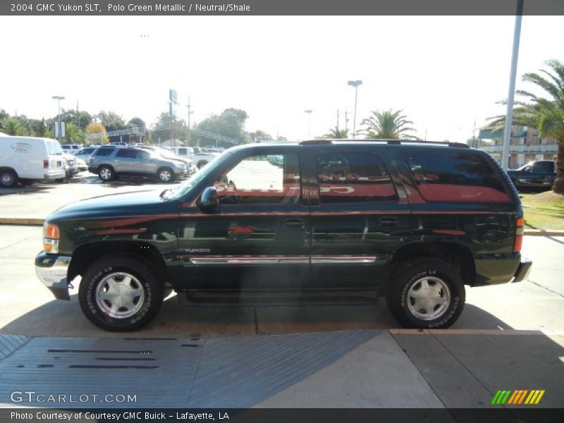 Polo Green Metallic / Neutral/Shale 2004 GMC Yukon SLT