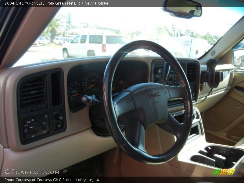 Polo Green Metallic / Neutral/Shale 2004 GMC Yukon SLT