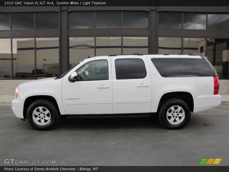Summit White / Light Titanium 2010 GMC Yukon XL SLT 4x4