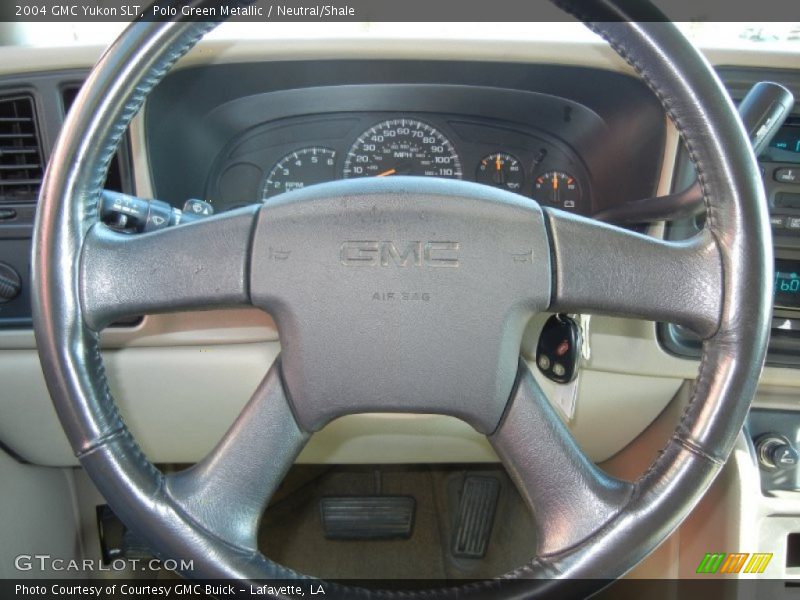 Polo Green Metallic / Neutral/Shale 2004 GMC Yukon SLT