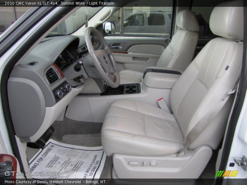 Summit White / Light Titanium 2010 GMC Yukon XL SLT 4x4