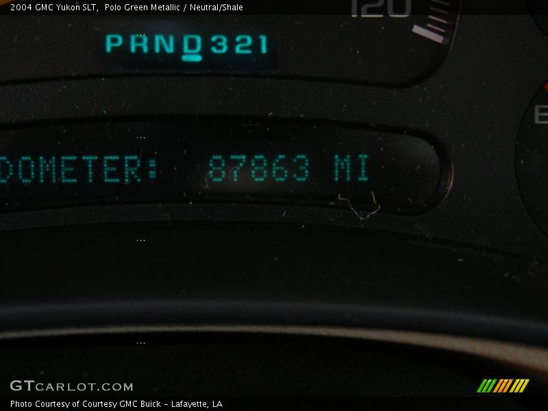 Polo Green Metallic / Neutral/Shale 2004 GMC Yukon SLT