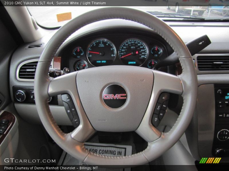 Summit White / Light Titanium 2010 GMC Yukon XL SLT 4x4