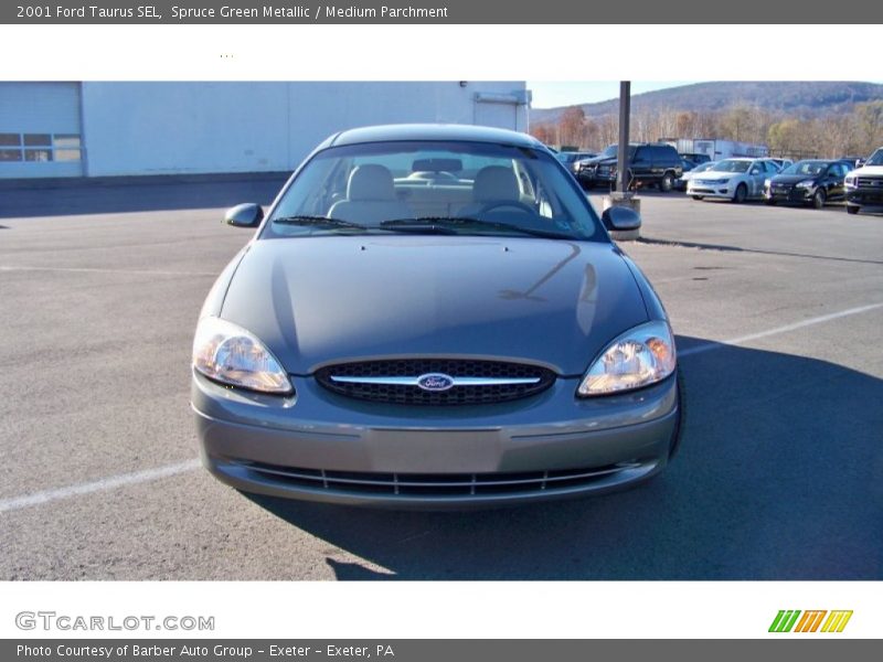 Spruce Green Metallic / Medium Parchment 2001 Ford Taurus SEL