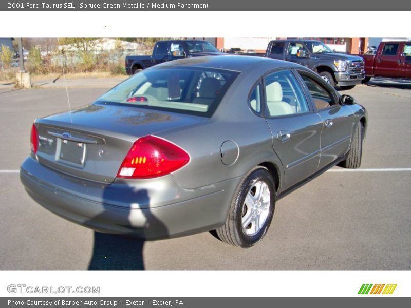 Spruce Green Metallic / Medium Parchment 2001 Ford Taurus SEL
