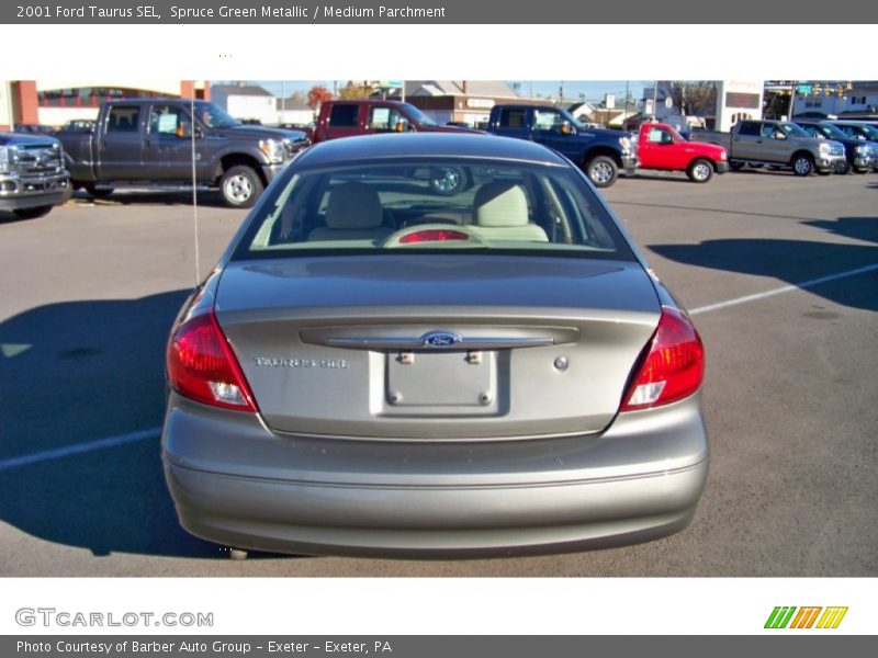 Spruce Green Metallic / Medium Parchment 2001 Ford Taurus SEL