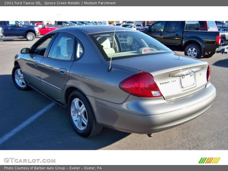 Spruce Green Metallic / Medium Parchment 2001 Ford Taurus SEL