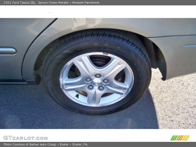 Spruce Green Metallic / Medium Parchment 2001 Ford Taurus SEL