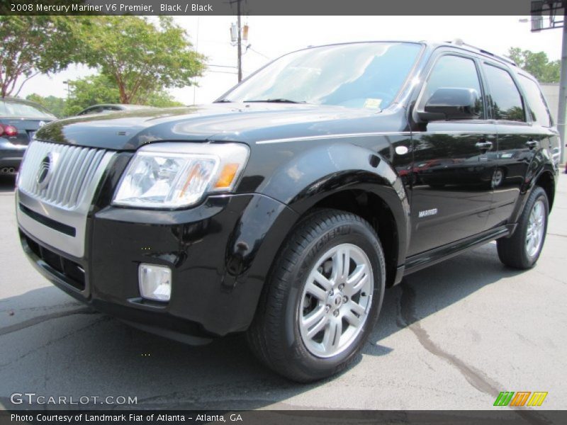 Black / Black 2008 Mercury Mariner V6 Premier