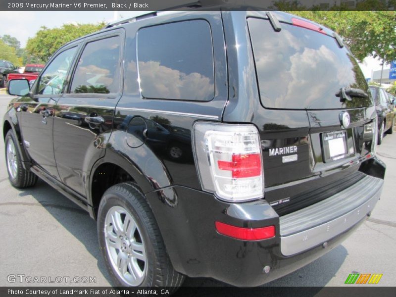 Black / Black 2008 Mercury Mariner V6 Premier