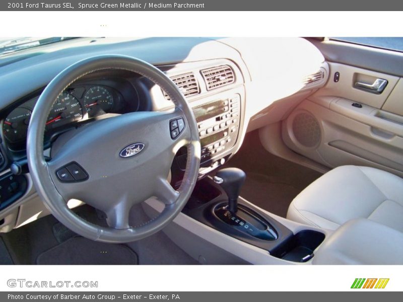 Spruce Green Metallic / Medium Parchment 2001 Ford Taurus SEL