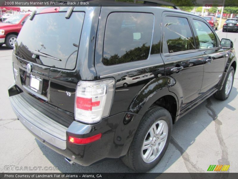 Black / Black 2008 Mercury Mariner V6 Premier