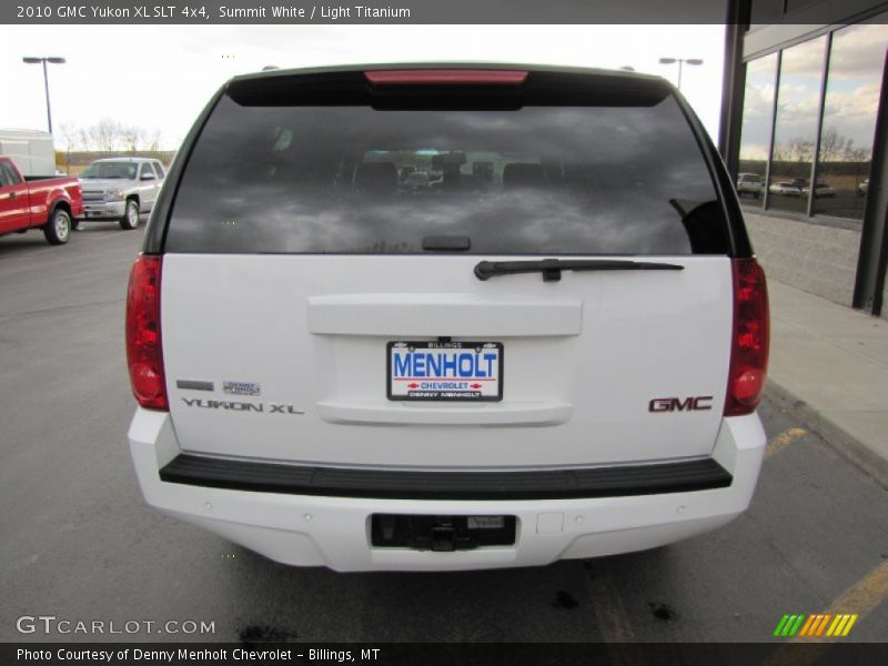 Summit White / Light Titanium 2010 GMC Yukon XL SLT 4x4