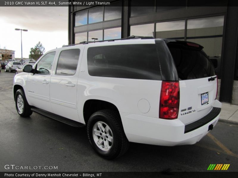 Summit White / Light Titanium 2010 GMC Yukon XL SLT 4x4