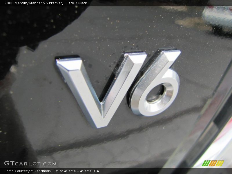 Black / Black 2008 Mercury Mariner V6 Premier