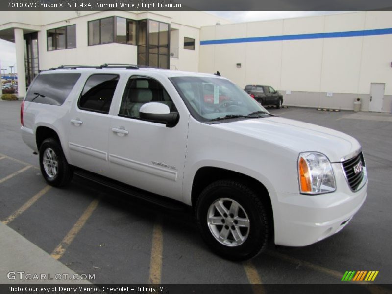 Summit White / Light Titanium 2010 GMC Yukon XL SLT 4x4
