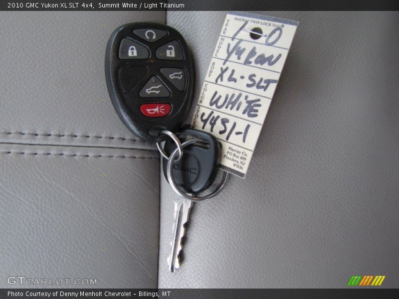 Summit White / Light Titanium 2010 GMC Yukon XL SLT 4x4