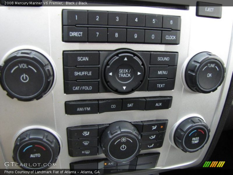 Black / Black 2008 Mercury Mariner V6 Premier