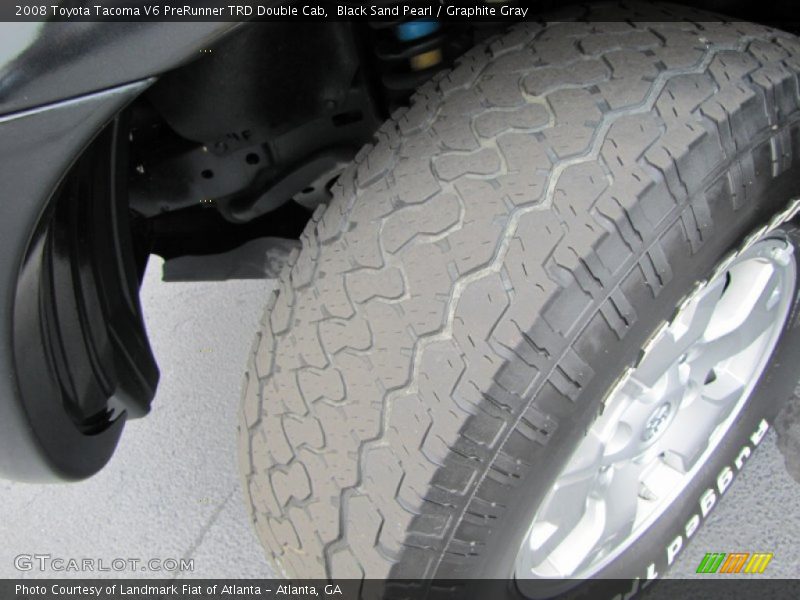 Black Sand Pearl / Graphite Gray 2008 Toyota Tacoma V6 PreRunner TRD Double Cab