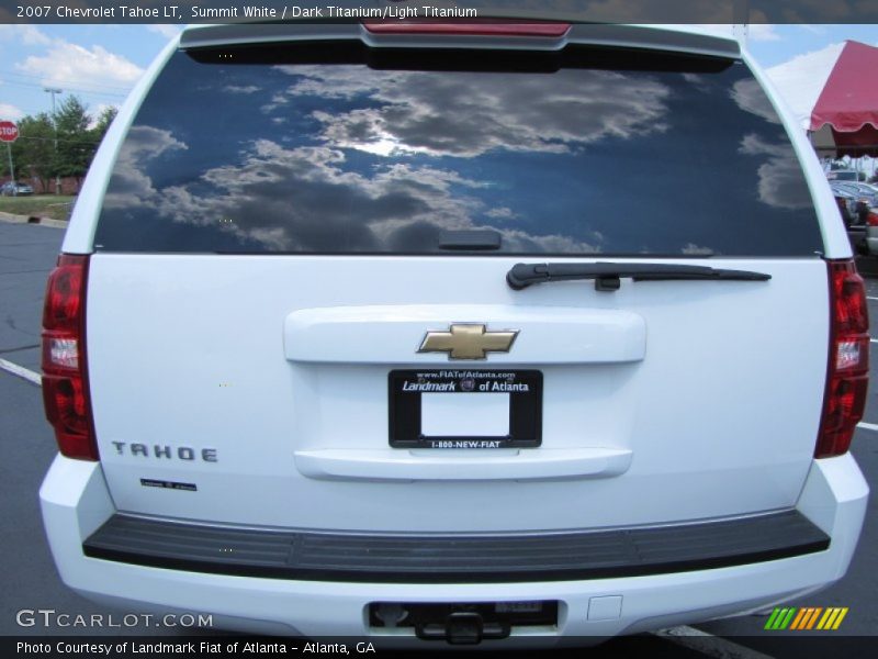 Summit White / Dark Titanium/Light Titanium 2007 Chevrolet Tahoe LT