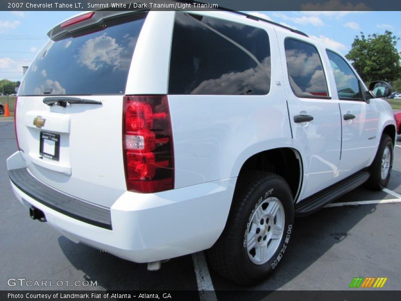 Summit White / Dark Titanium/Light Titanium 2007 Chevrolet Tahoe LT