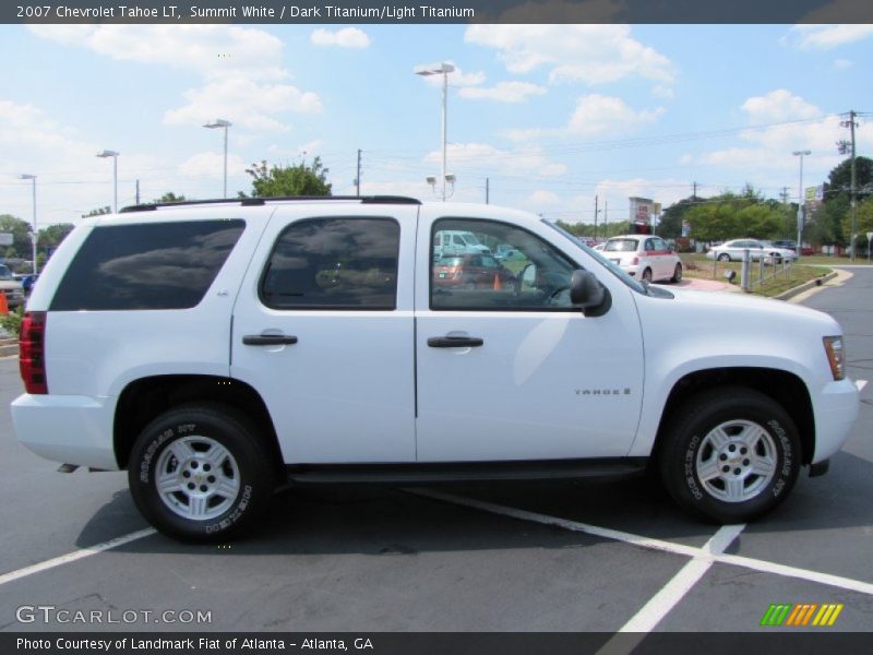 Summit White / Dark Titanium/Light Titanium 2007 Chevrolet Tahoe LT