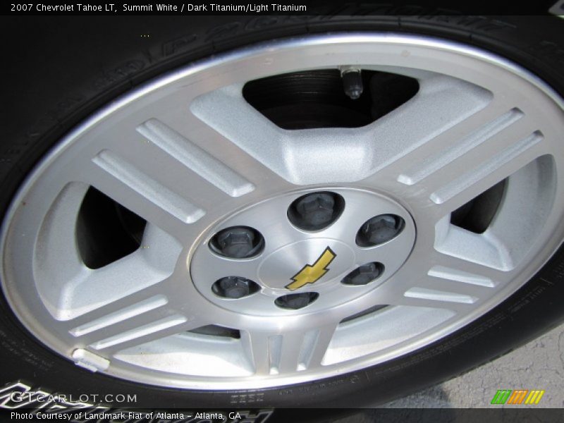 Summit White / Dark Titanium/Light Titanium 2007 Chevrolet Tahoe LT