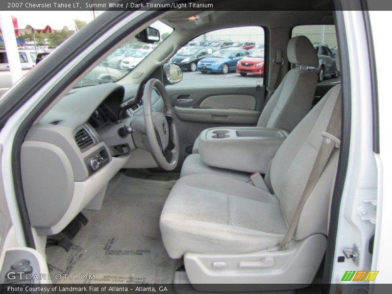 Summit White / Dark Titanium/Light Titanium 2007 Chevrolet Tahoe LT