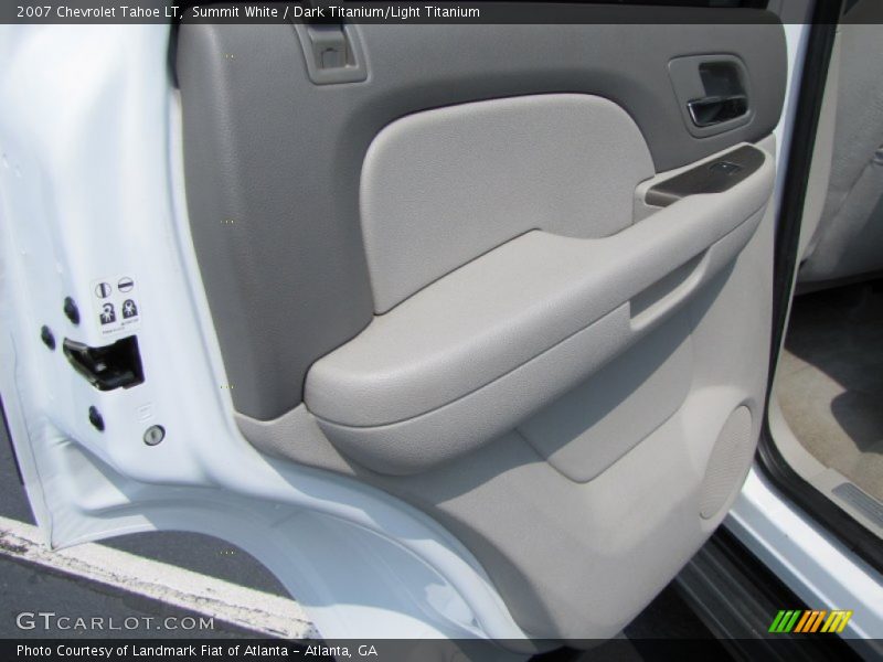 Summit White / Dark Titanium/Light Titanium 2007 Chevrolet Tahoe LT