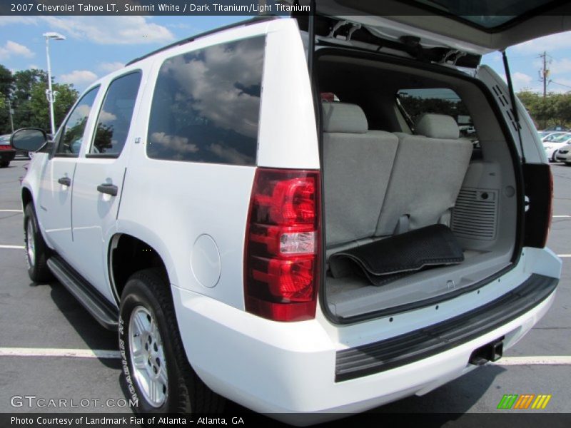 Summit White / Dark Titanium/Light Titanium 2007 Chevrolet Tahoe LT