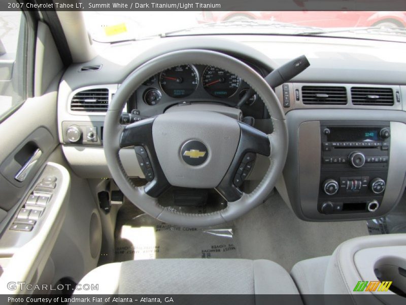 Summit White / Dark Titanium/Light Titanium 2007 Chevrolet Tahoe LT