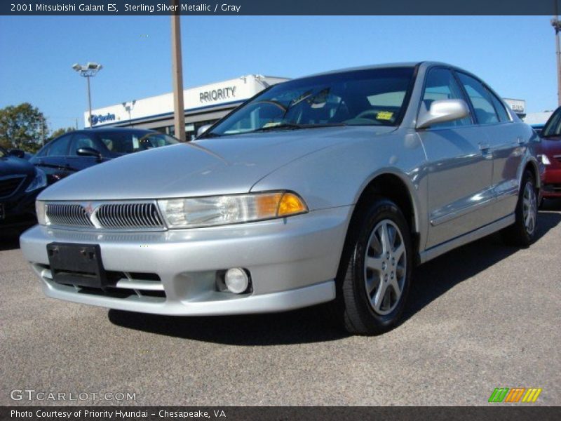 Sterling Silver Metallic / Gray 2001 Mitsubishi Galant ES