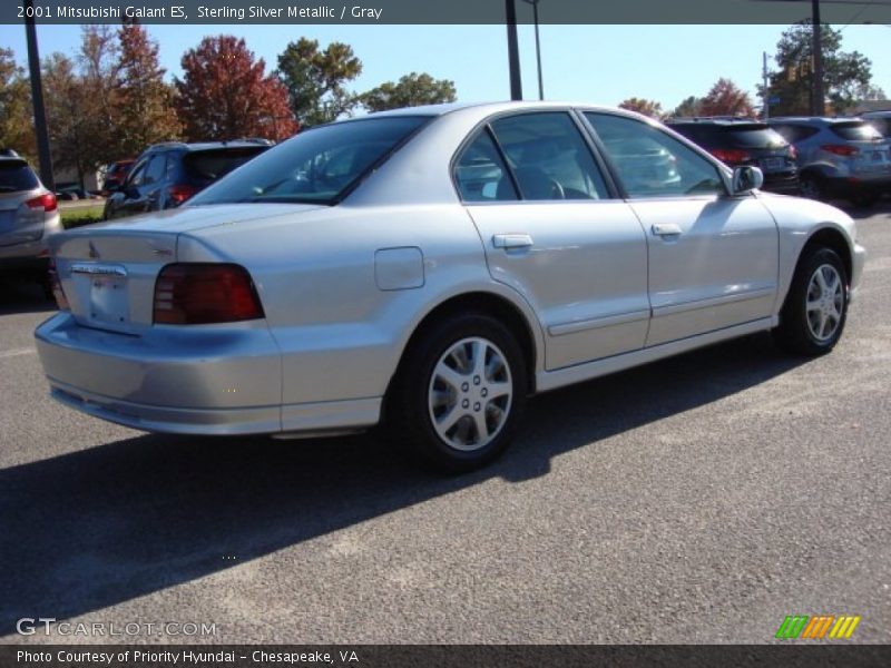 Sterling Silver Metallic / Gray 2001 Mitsubishi Galant ES